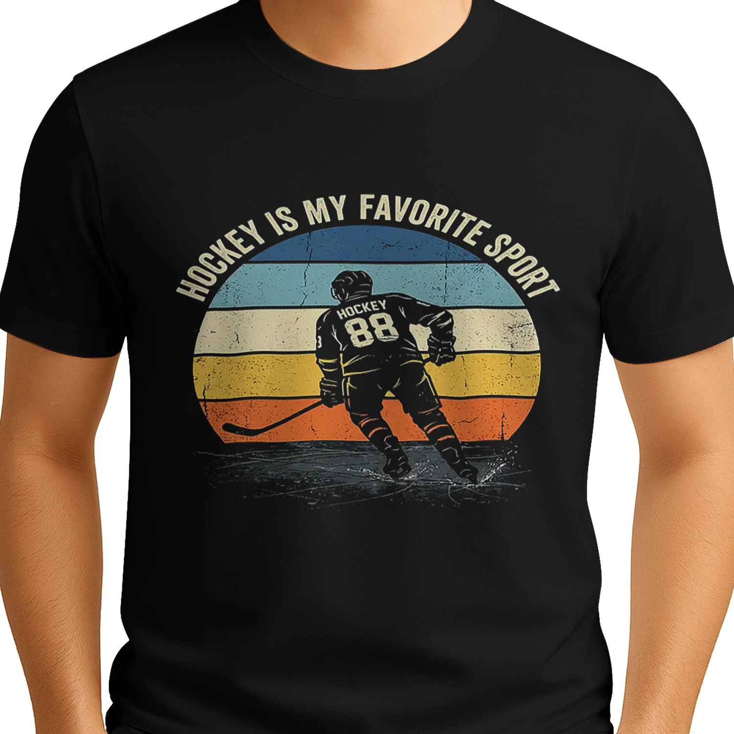 Retro Hockey Sunset: Limited Edition