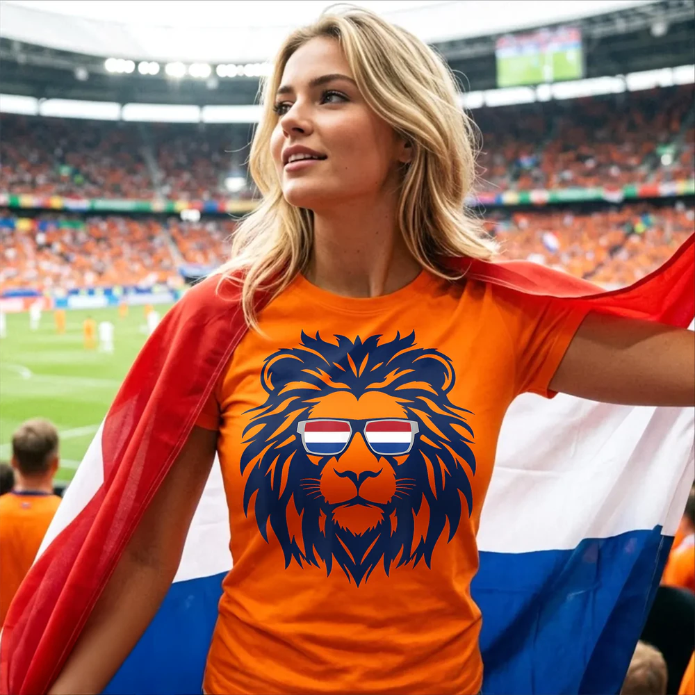 Holland Emblem Lion Nederland Flag Netherlands Dutch Orange