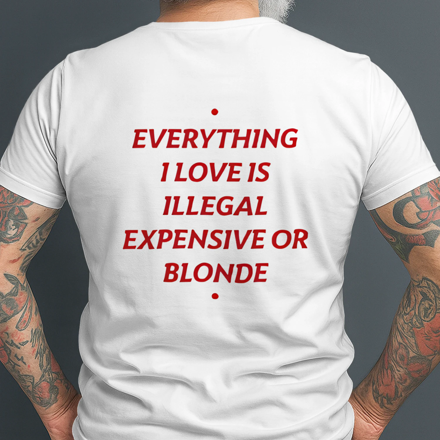 Everything i Love is Illegal Expensive or Brunette