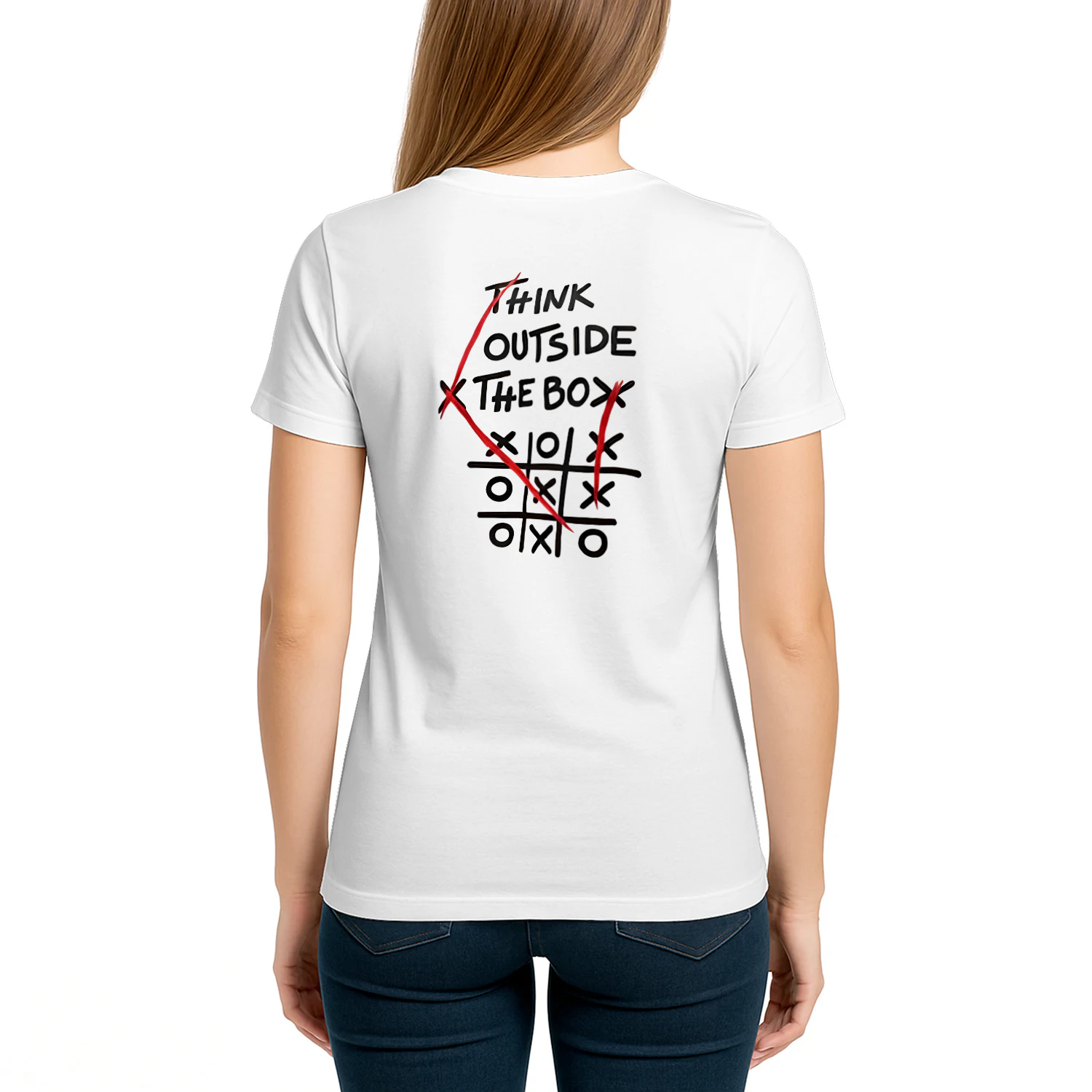THINK OUTSIDE XTHE BOX OXX 이즈이