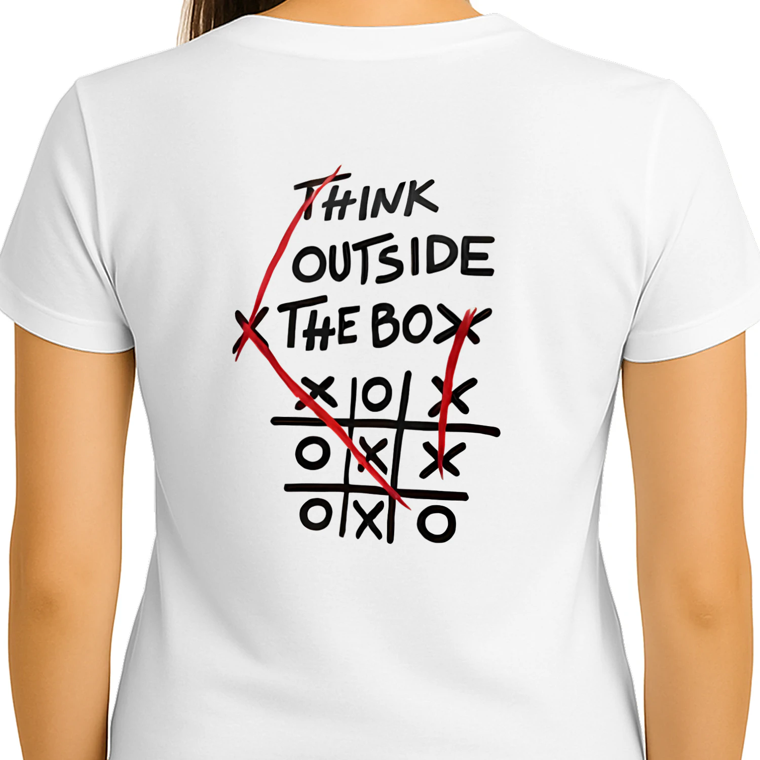 THINK OUTSIDE XTHE BOX OXX 이즈이