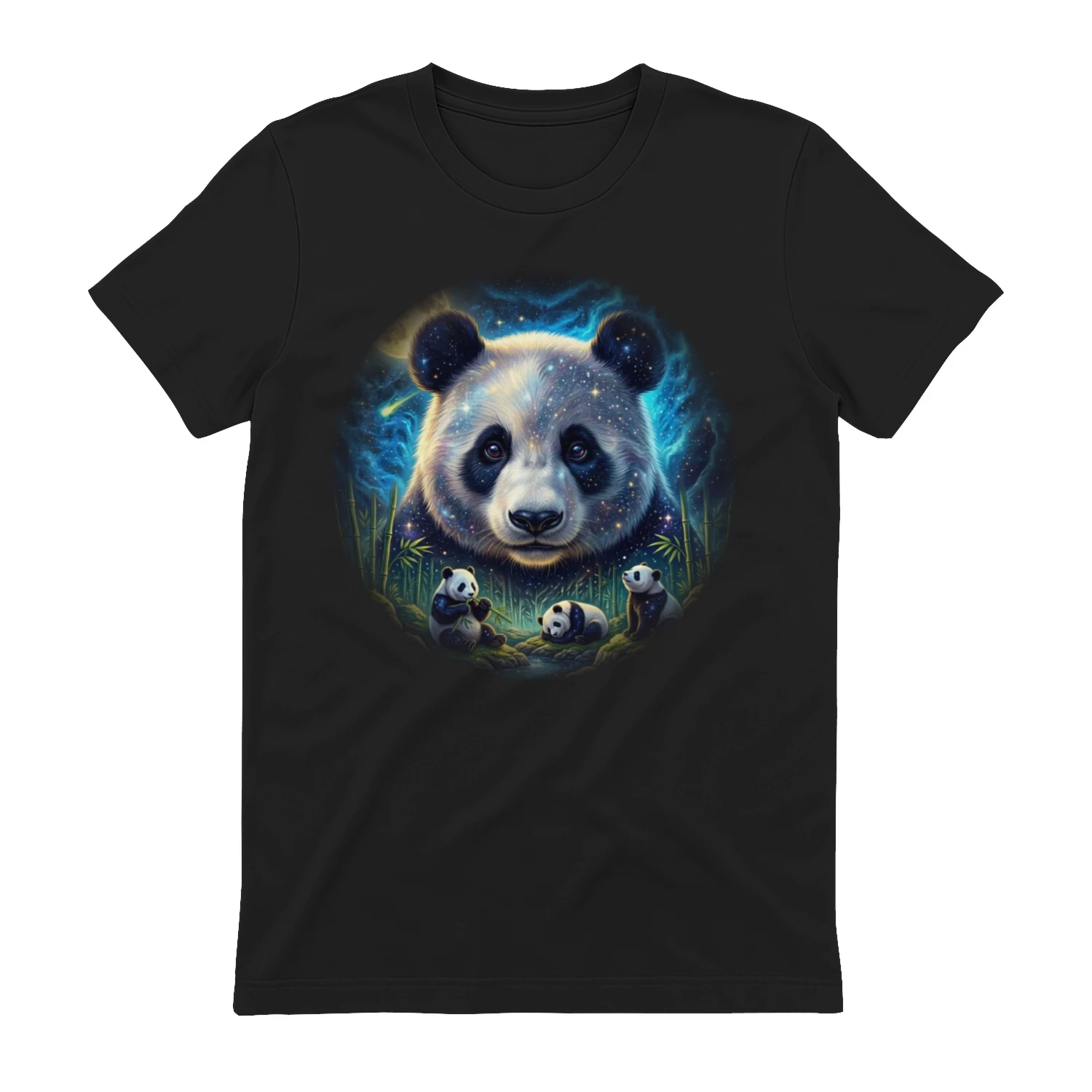 Panda Constellation Art Print: A Whimsical Journey to the Stars
