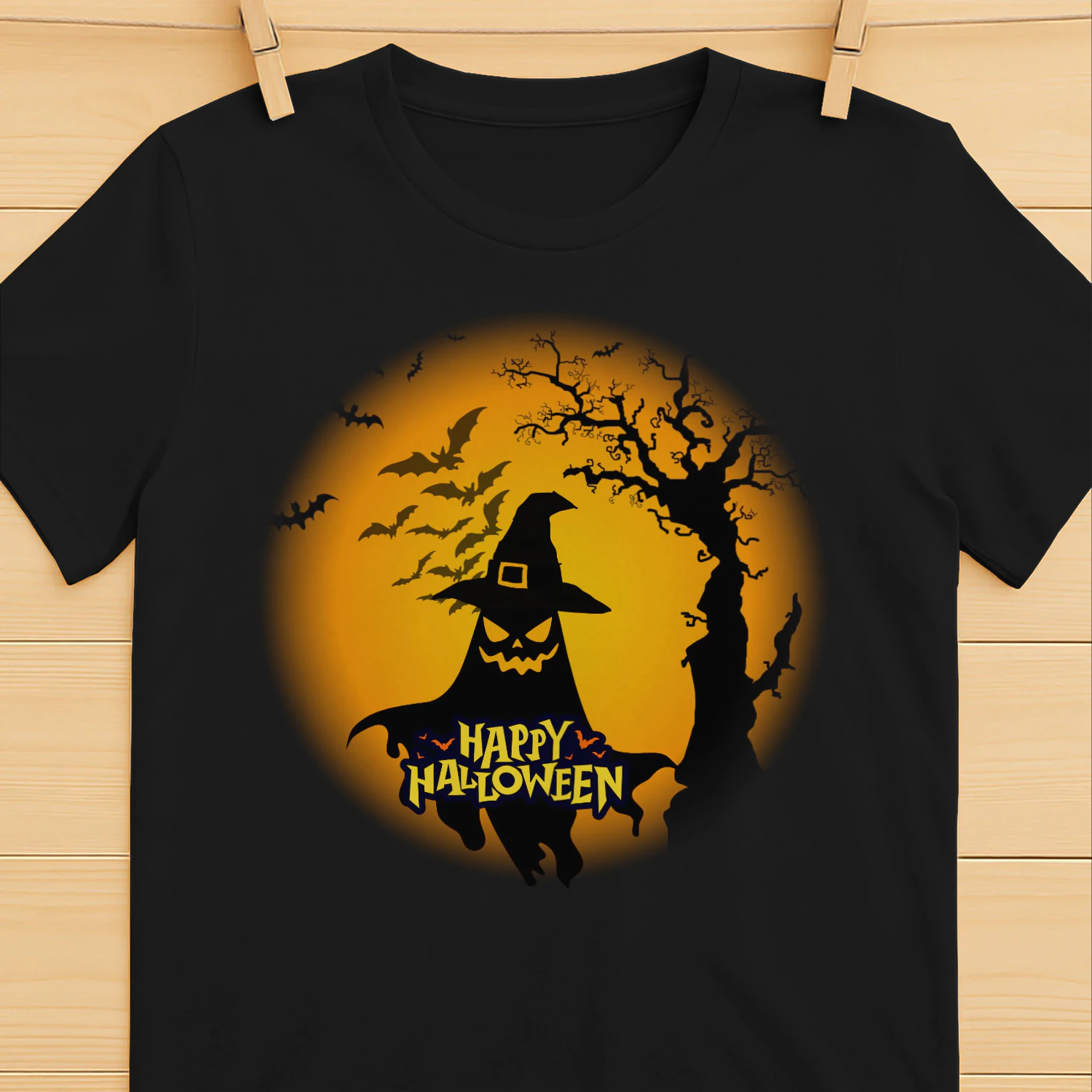 Boo Ghost Witch – Happy Halloween Moon