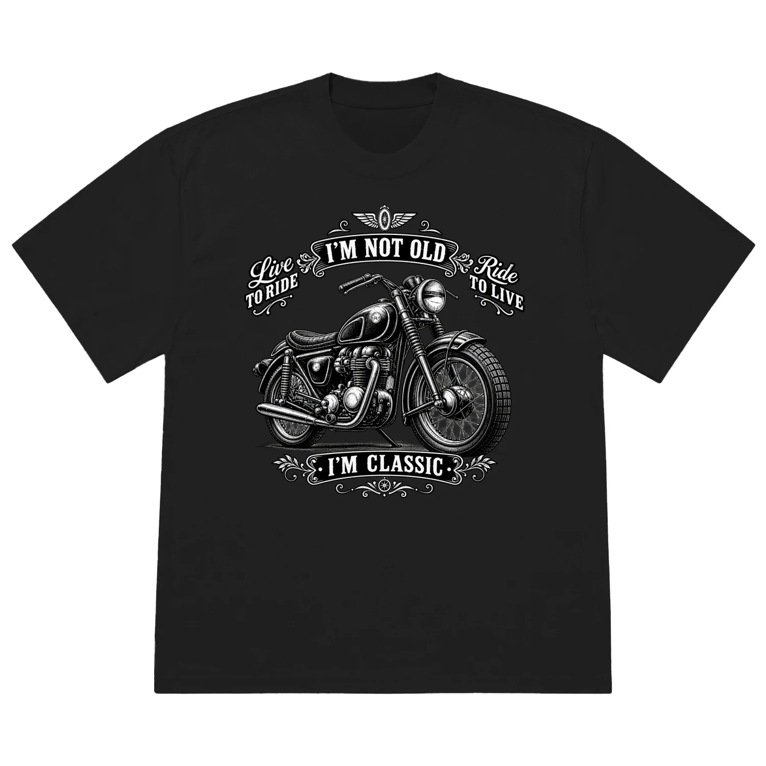 Vintage Motorcycle Graphic
