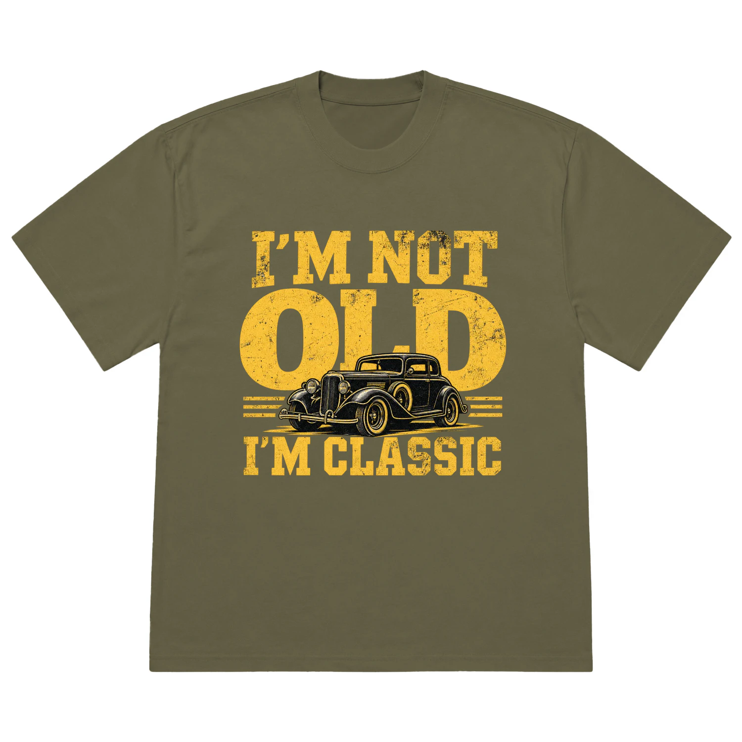 Bearded Classic Car Graphic Tee