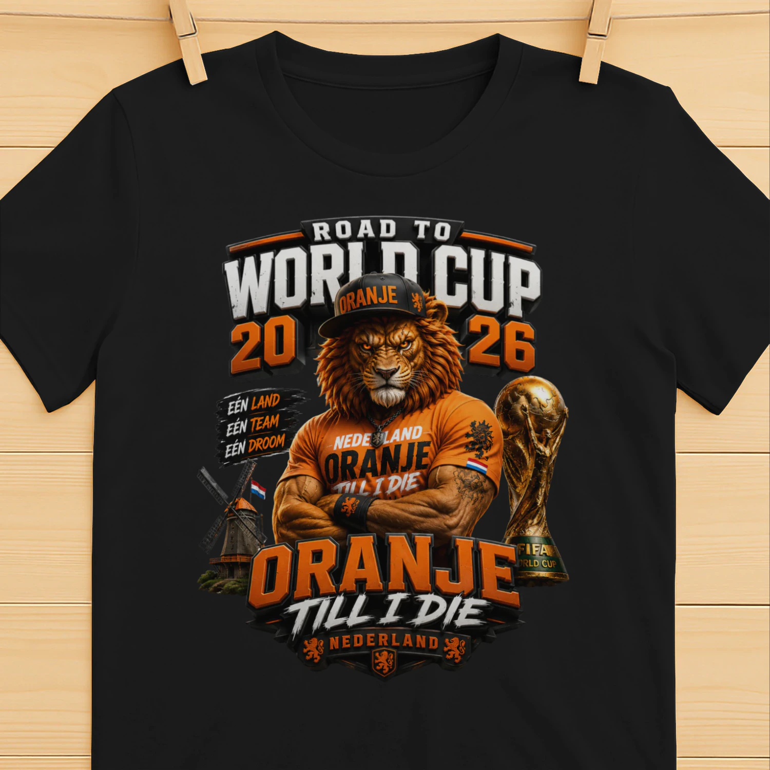 🦁 Oranje Till I Die – Limited Dutch Lion Edition