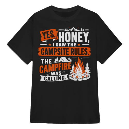 THE CAMPFIRE WAS CALLING.