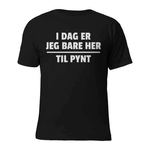 I dag er jeg bare her til pynt