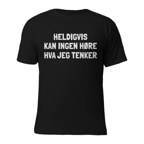 Heldigvis kan ingen høre hva jeg tenker