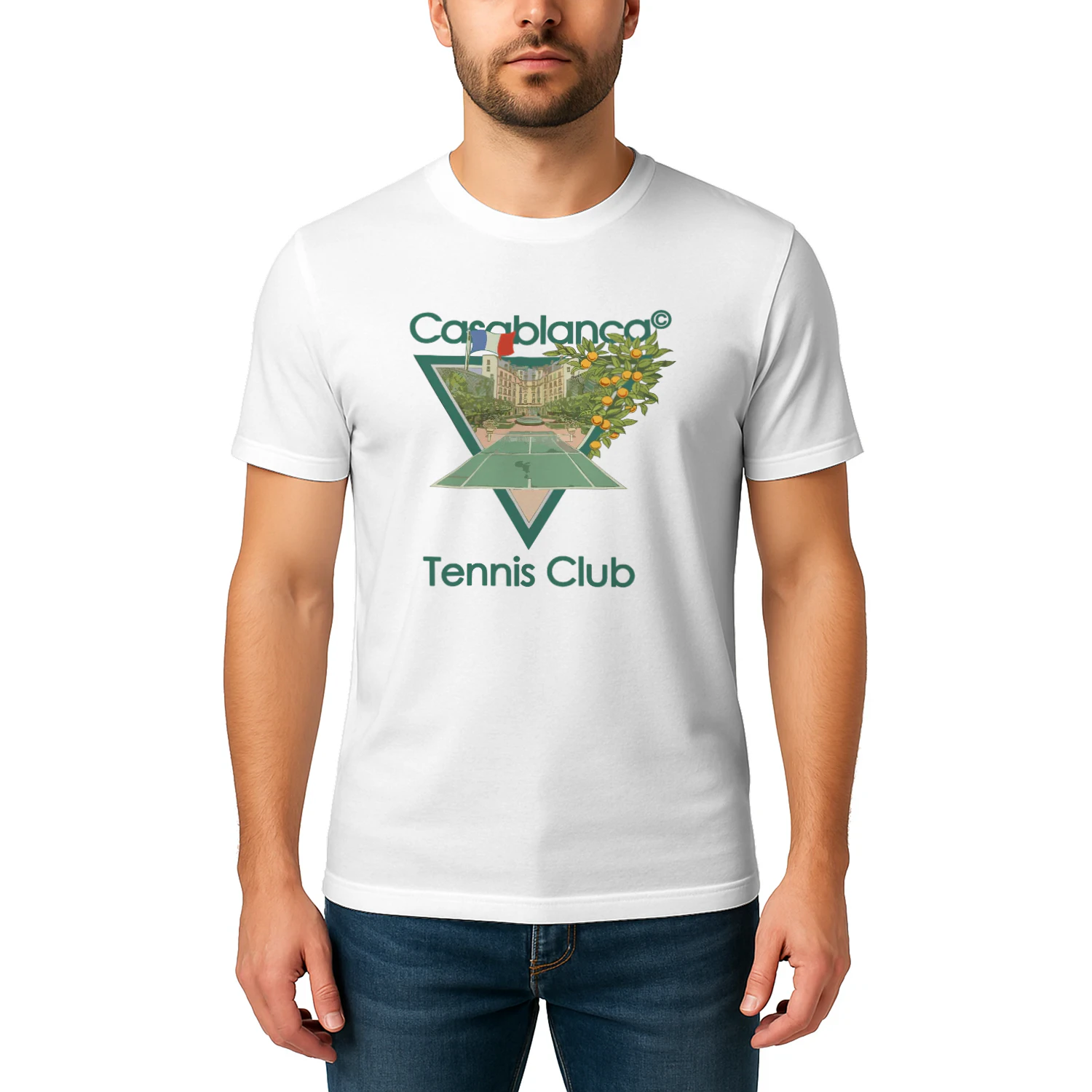 casablanca club tennis Vibes Homme