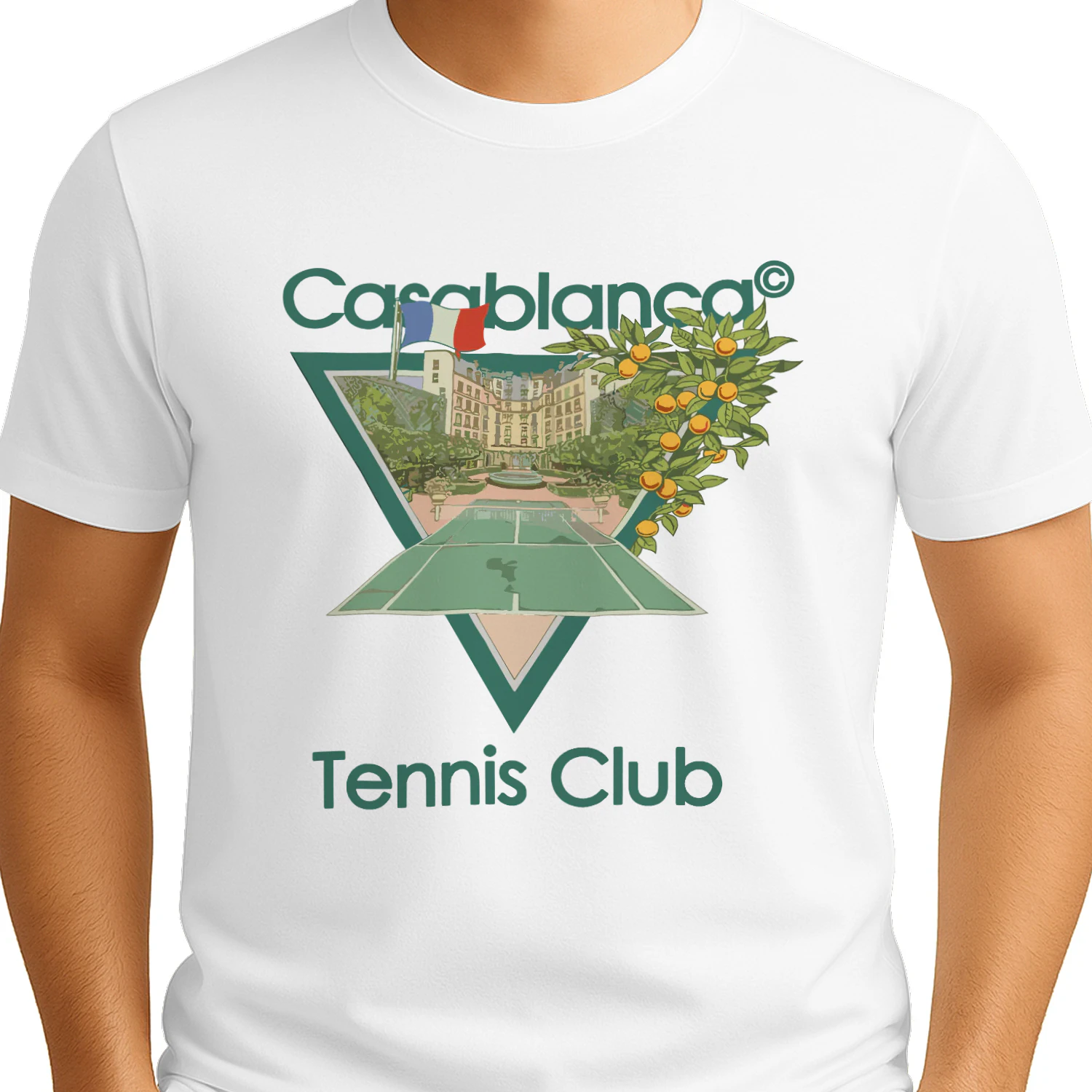 casablanca club tennis Vibes Homme