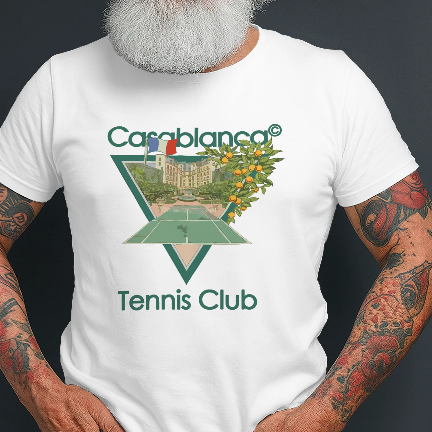 casablanca club tennis Vibes Homme