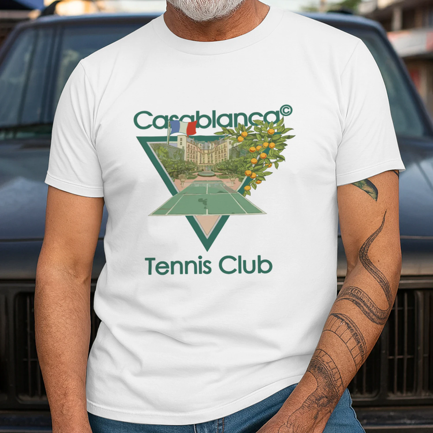 casablanca club tennis Vibes Homme