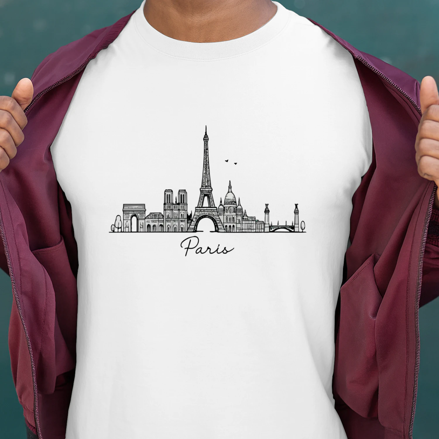 Paris vibes Classic Homme T-shirt