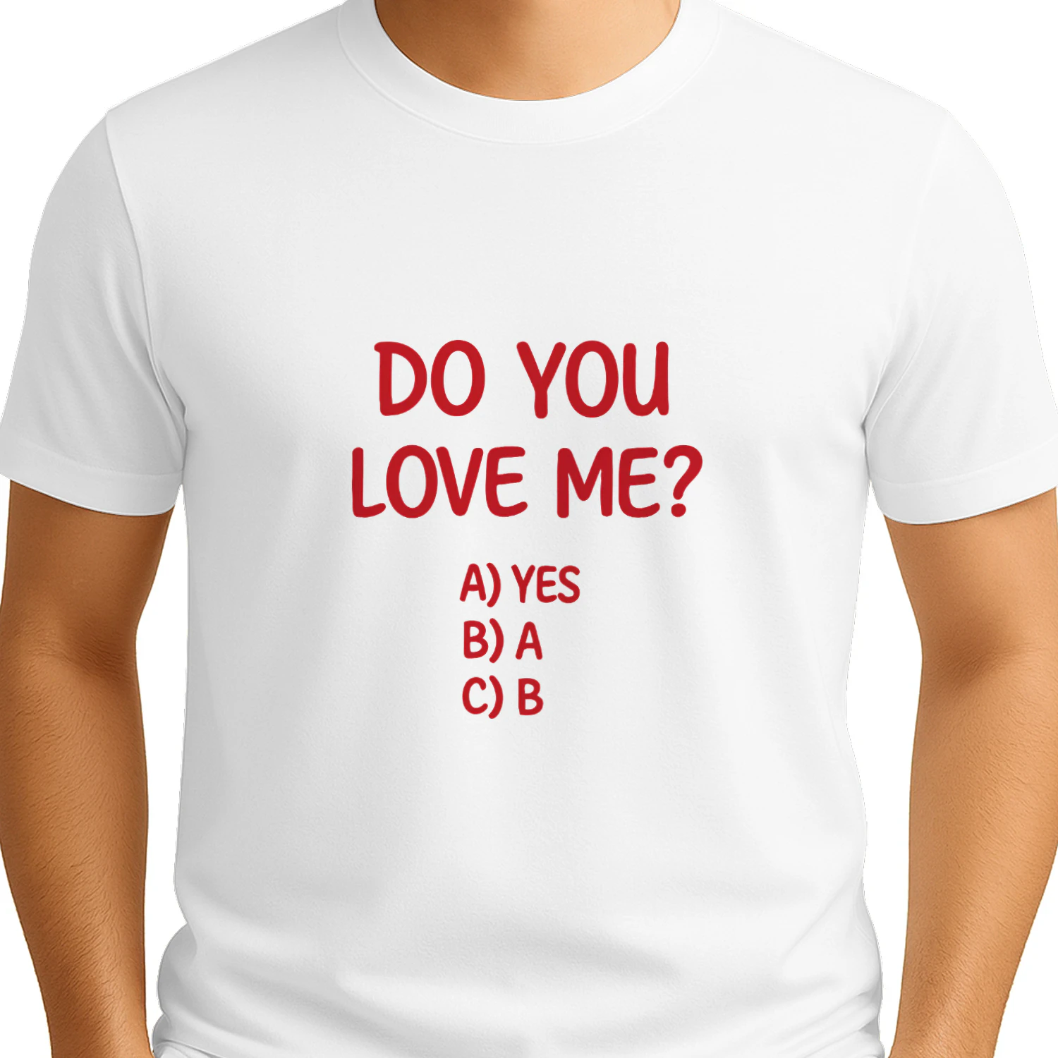 Do you love me Vibes Front Homme