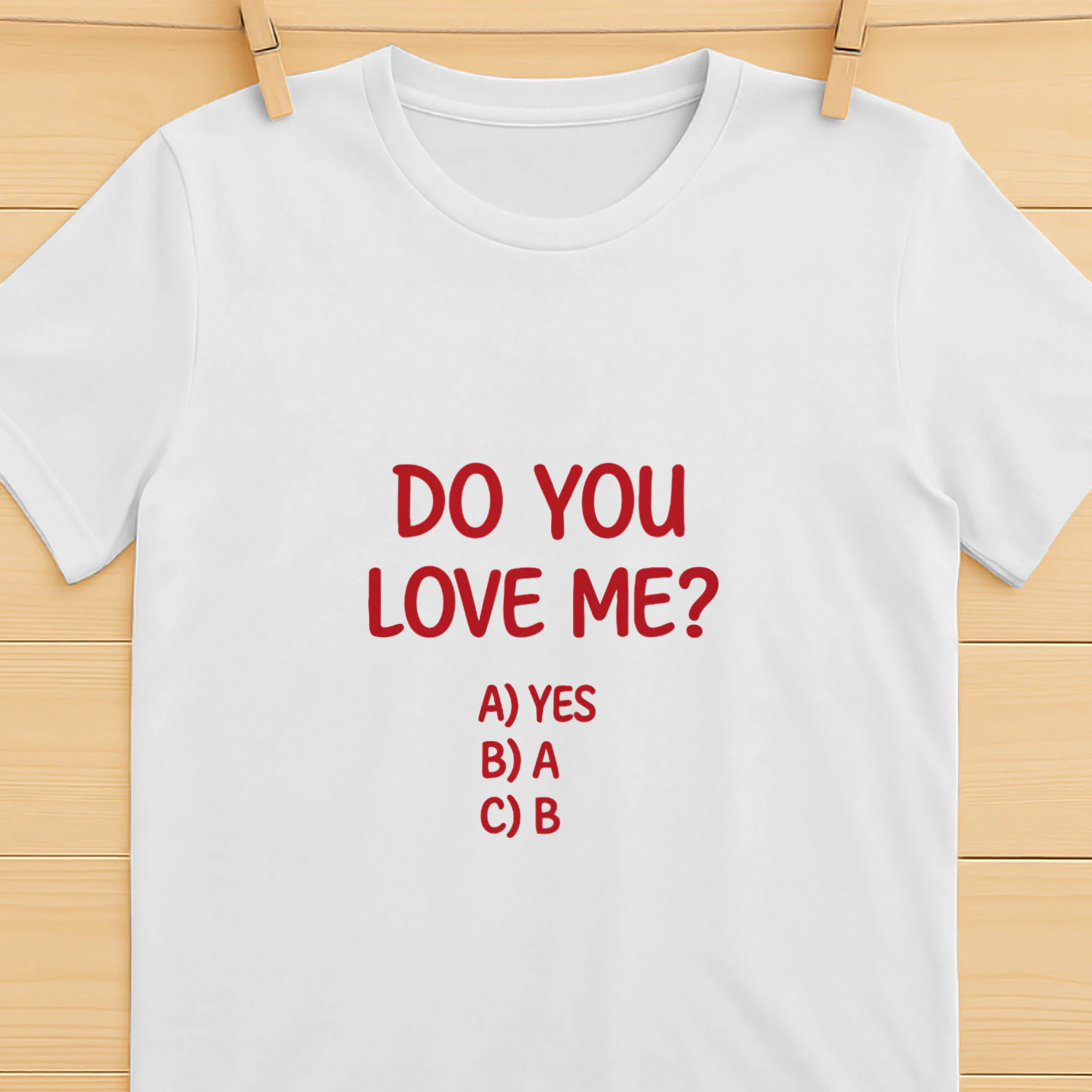 Do you love me Vibes Front Homme