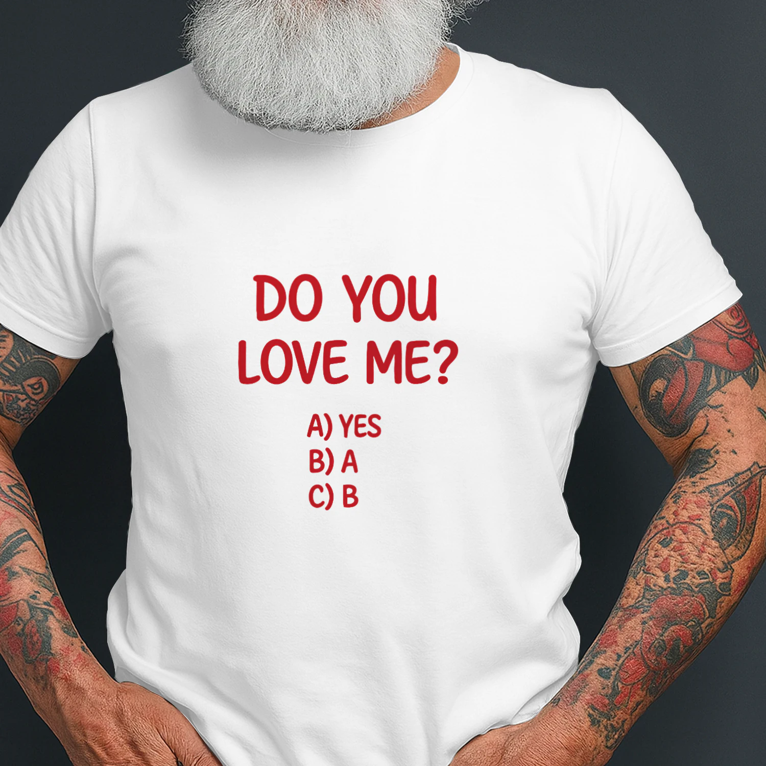 Do you love me Vibes Front Homme