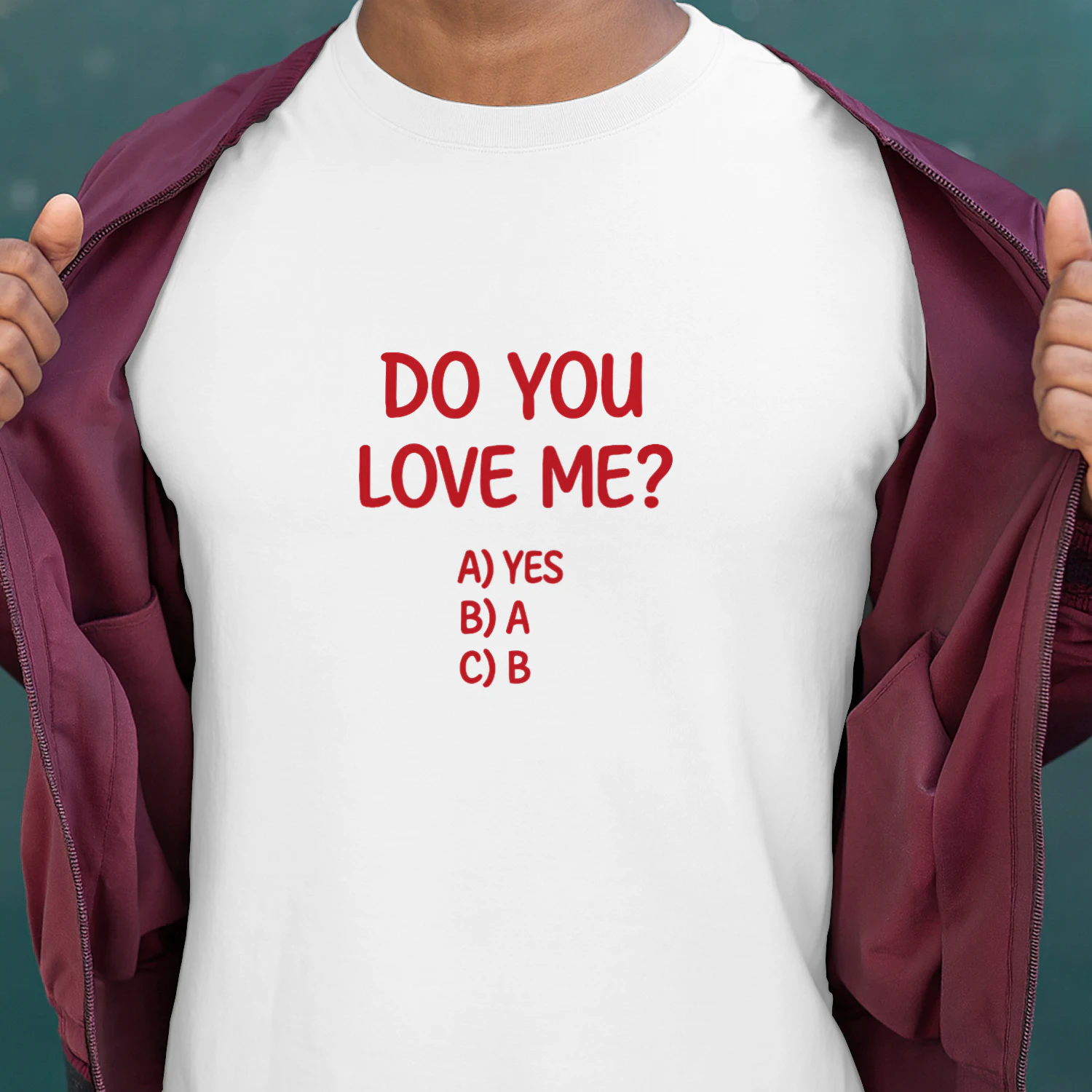 Do you love me Vibes Front Homme