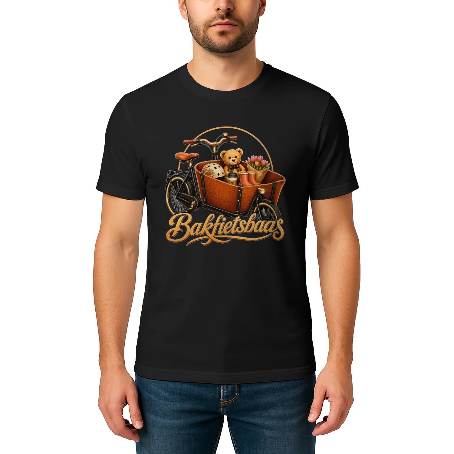 Bakfietsbaas Golden Cargo Tee