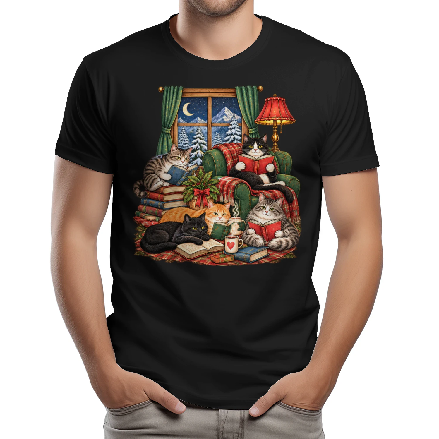 Das perfekte Weihnachtsgeschenk für Katzenliebhaber 🎄🐱🎁 – Limited Edition Unisex T-Shirt