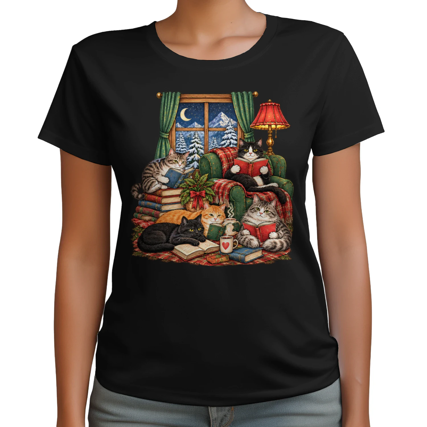 Das perfekte Weihnachtsgeschenk für Katzenliebhaber 🎄🐱🎁 – Limited Edition Unisex T-Shirt