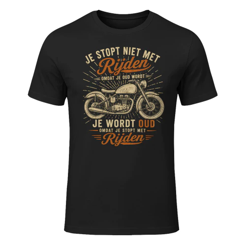 je stopt niet shirt