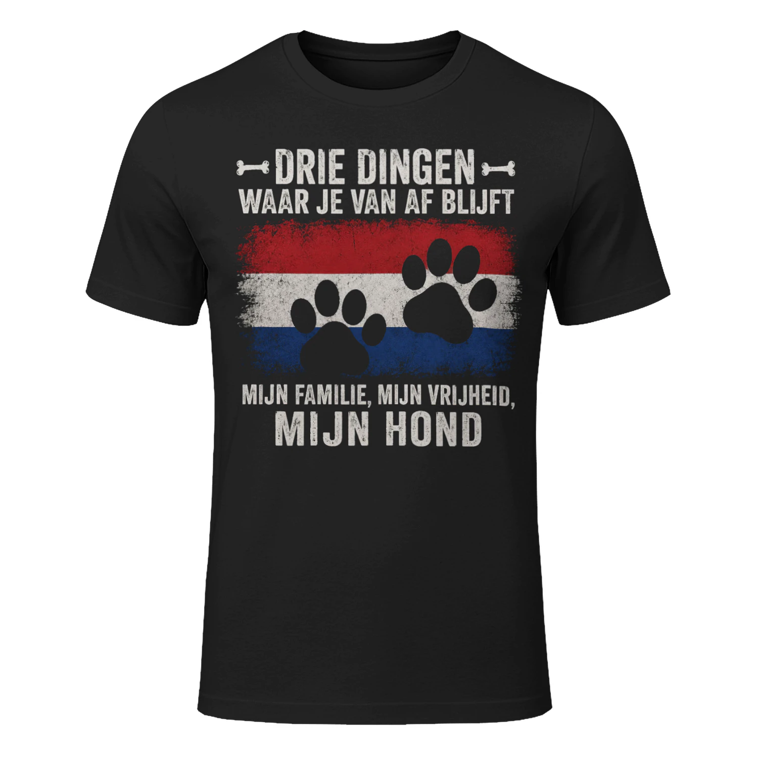 Blijf Ervan Af – Nederlandse Hondenliefhebber Patriot Design 🐶🇳🇱 – Exclusieve Uitgave Unisex T-Shirt