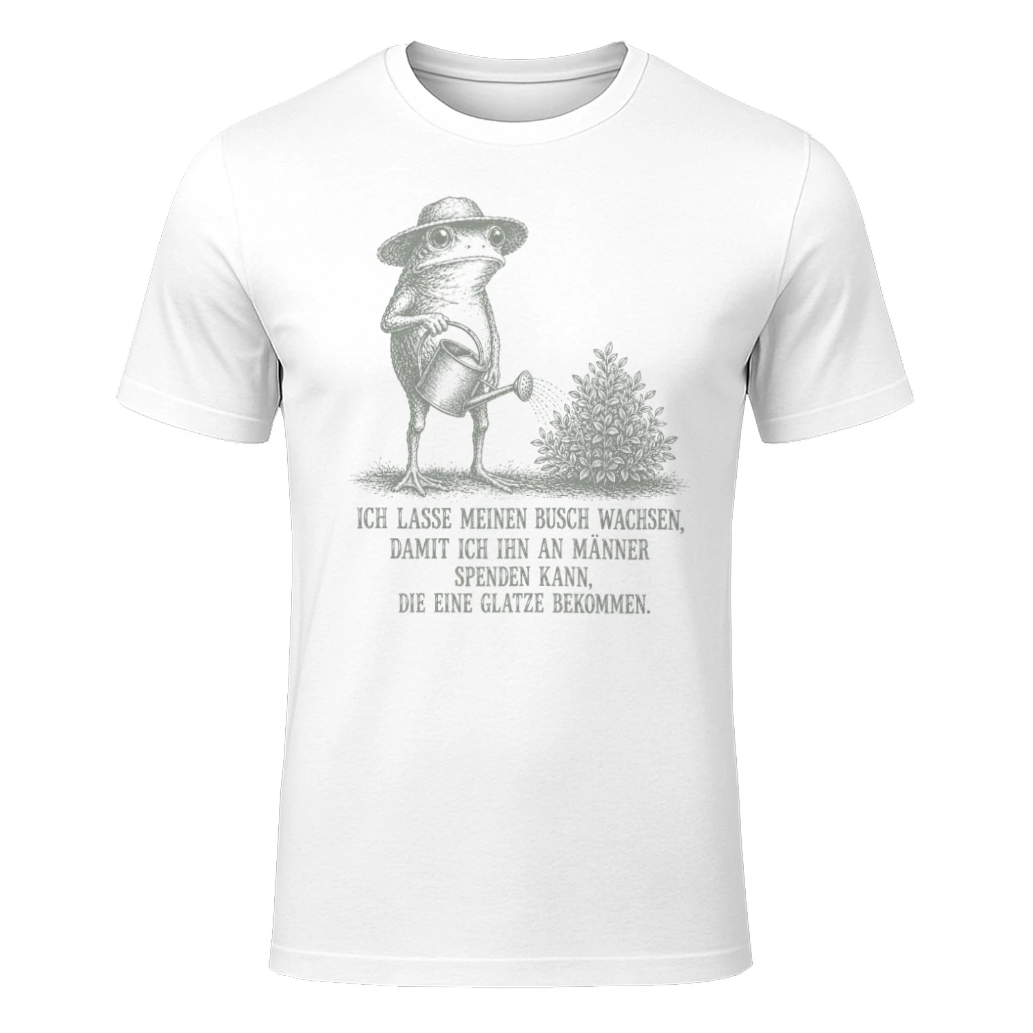 Ich lasse meinen Busch wachsen 🌿🐸 – Lustiges Gartenmotiv für echte Pflanzenfreunde – Limited Edition T-Shirt