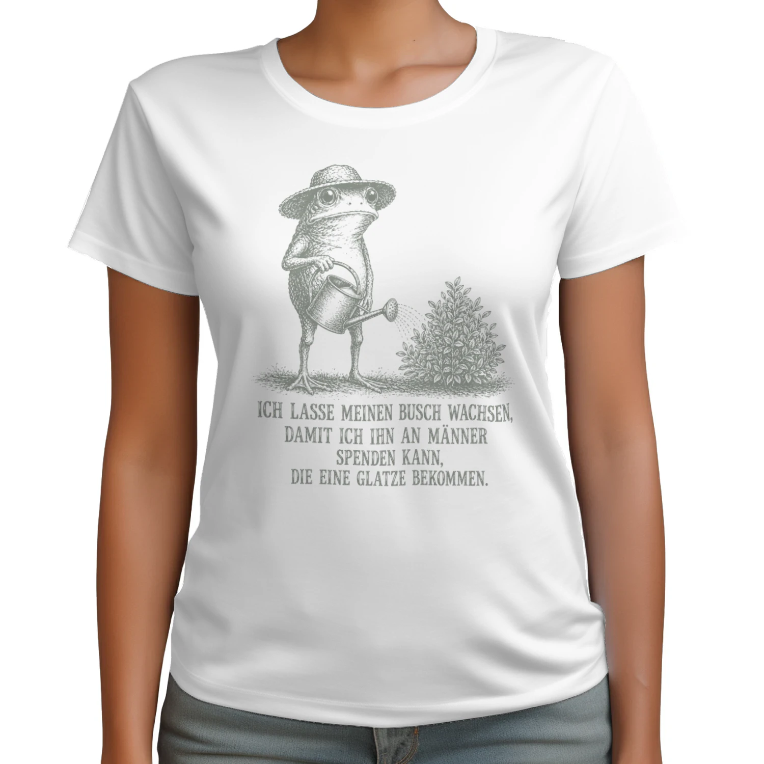 Ich lasse meinen Busch wachsen 🌿🐸 – Lustiges Gartenmotiv für echte Pflanzenfreunde – Limited Edition T-Shirt