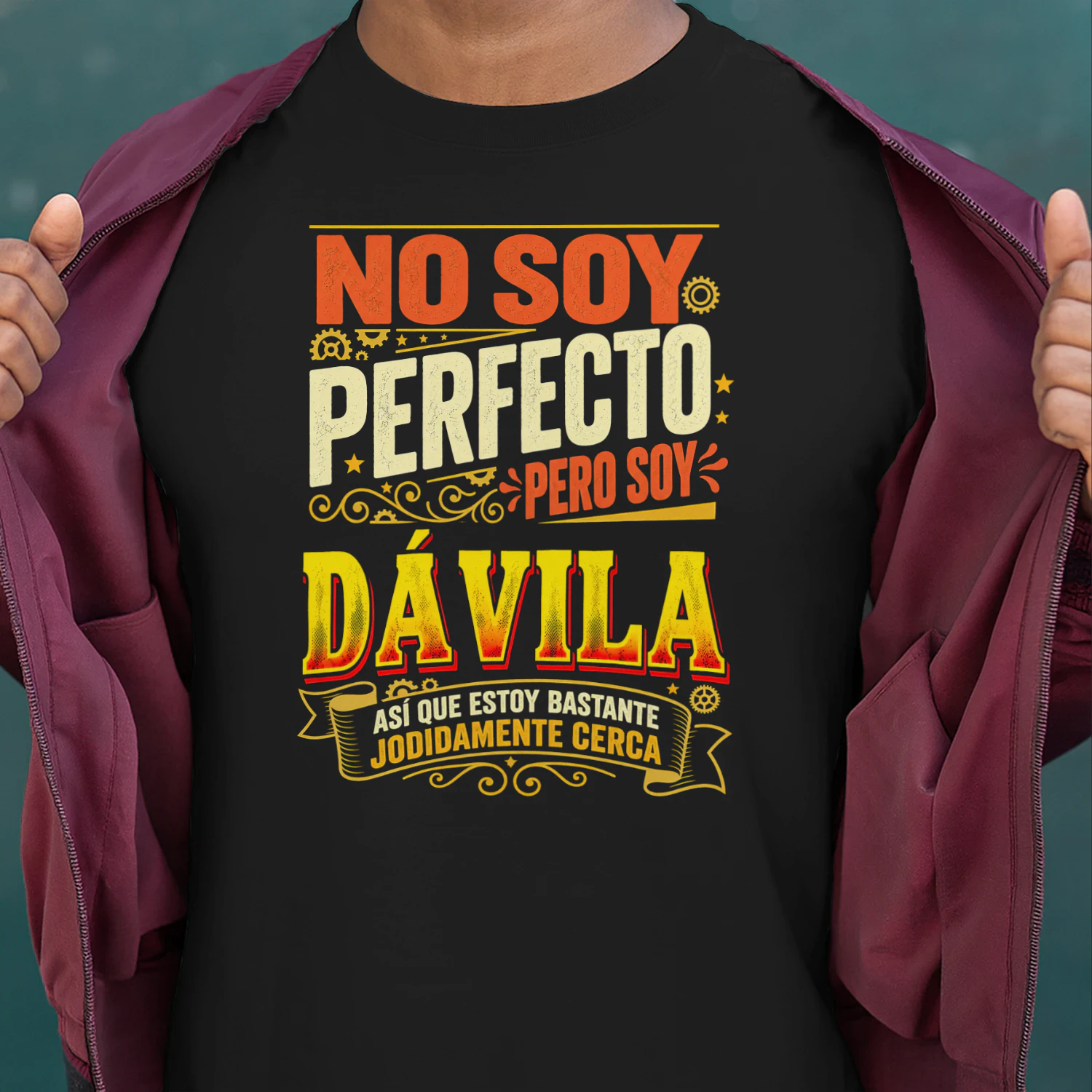 ES1N5S716 - Apellido Dávila Divertido