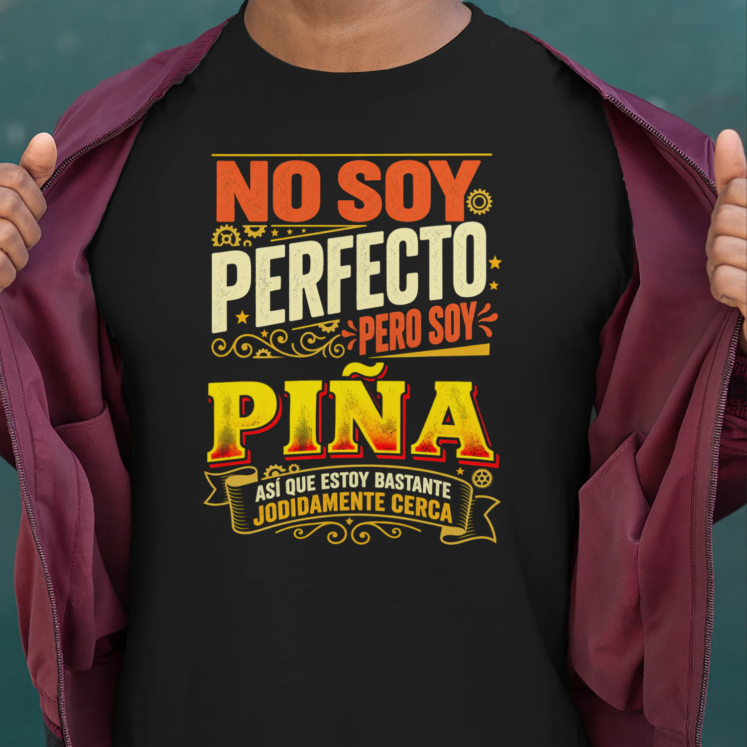 ES1N5S1875 - Apellido Piña Divertido
