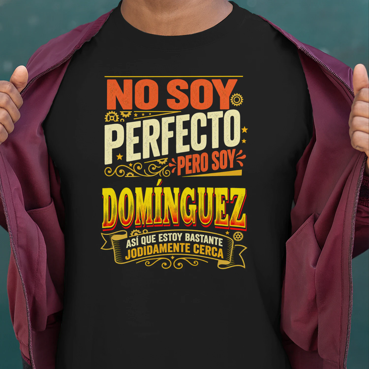 ES1N5S745 - Apellido Domínguez Divertido