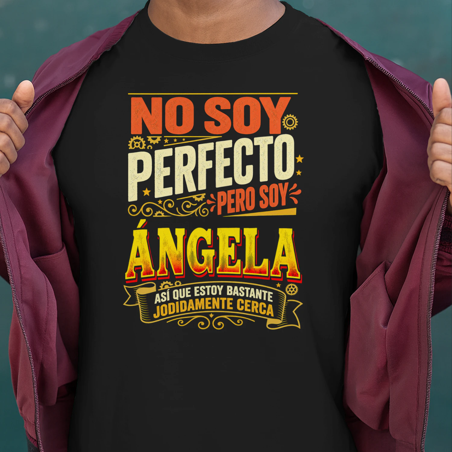 ES1N5S164 - Apellido Ángela Divertido