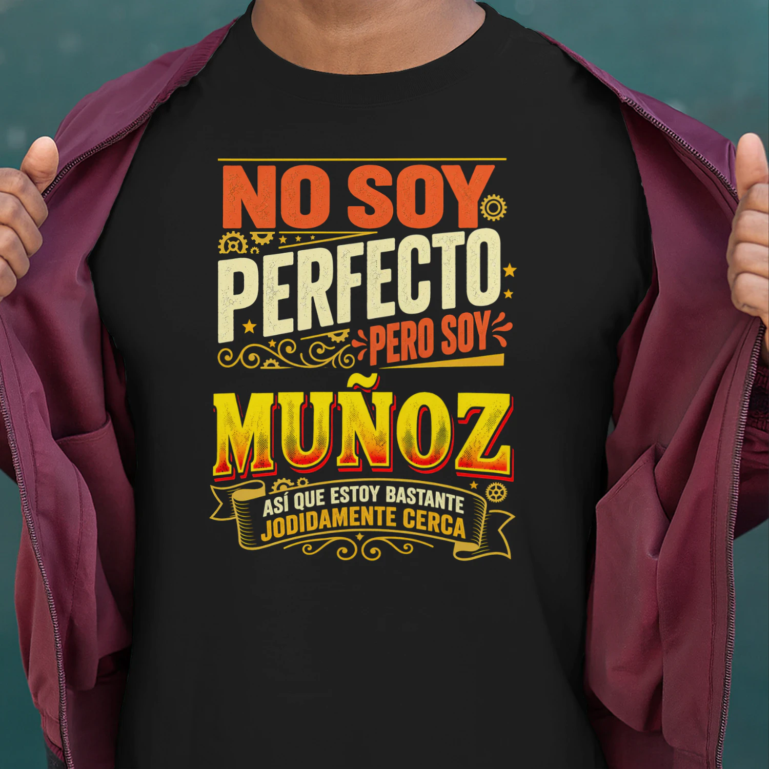 ES1N5S1650 - Apellido Muñoz Divertido