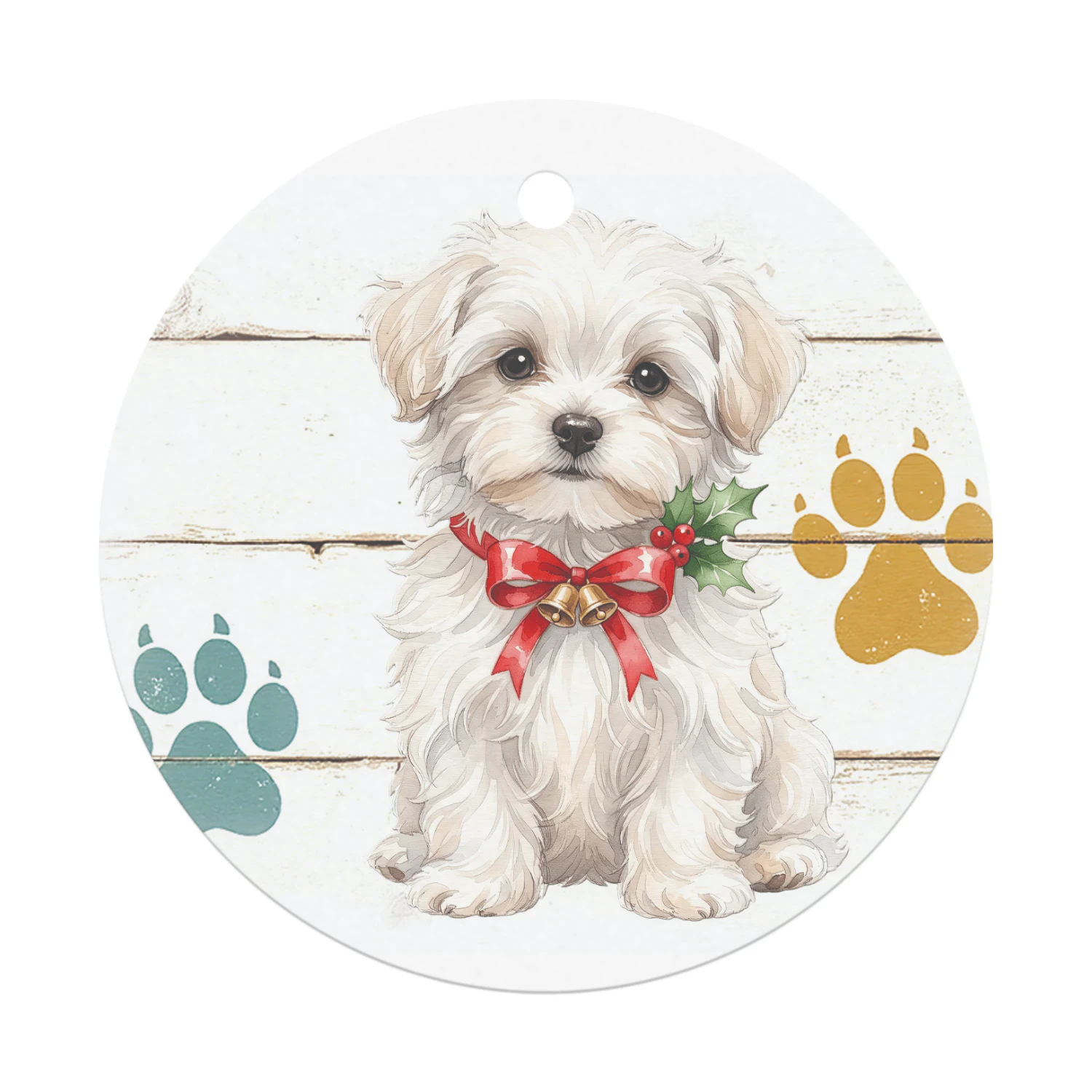 Maltezer Kerst Hanger  Hanger Rond