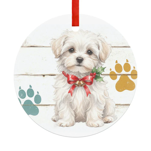 Maltezer Kerst Hanger  Hanger Rond