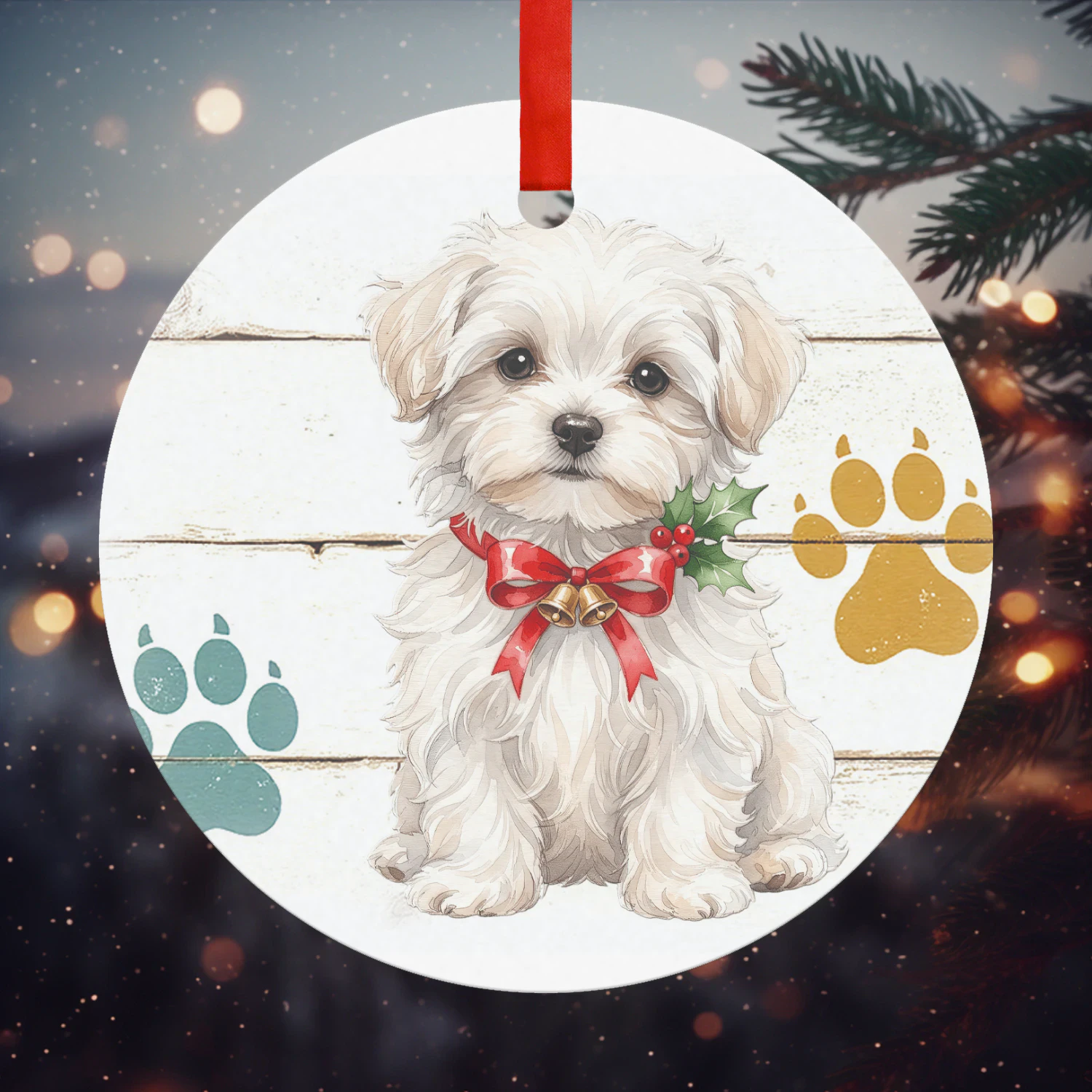 Maltezer Kerst Hanger  Hanger Rond