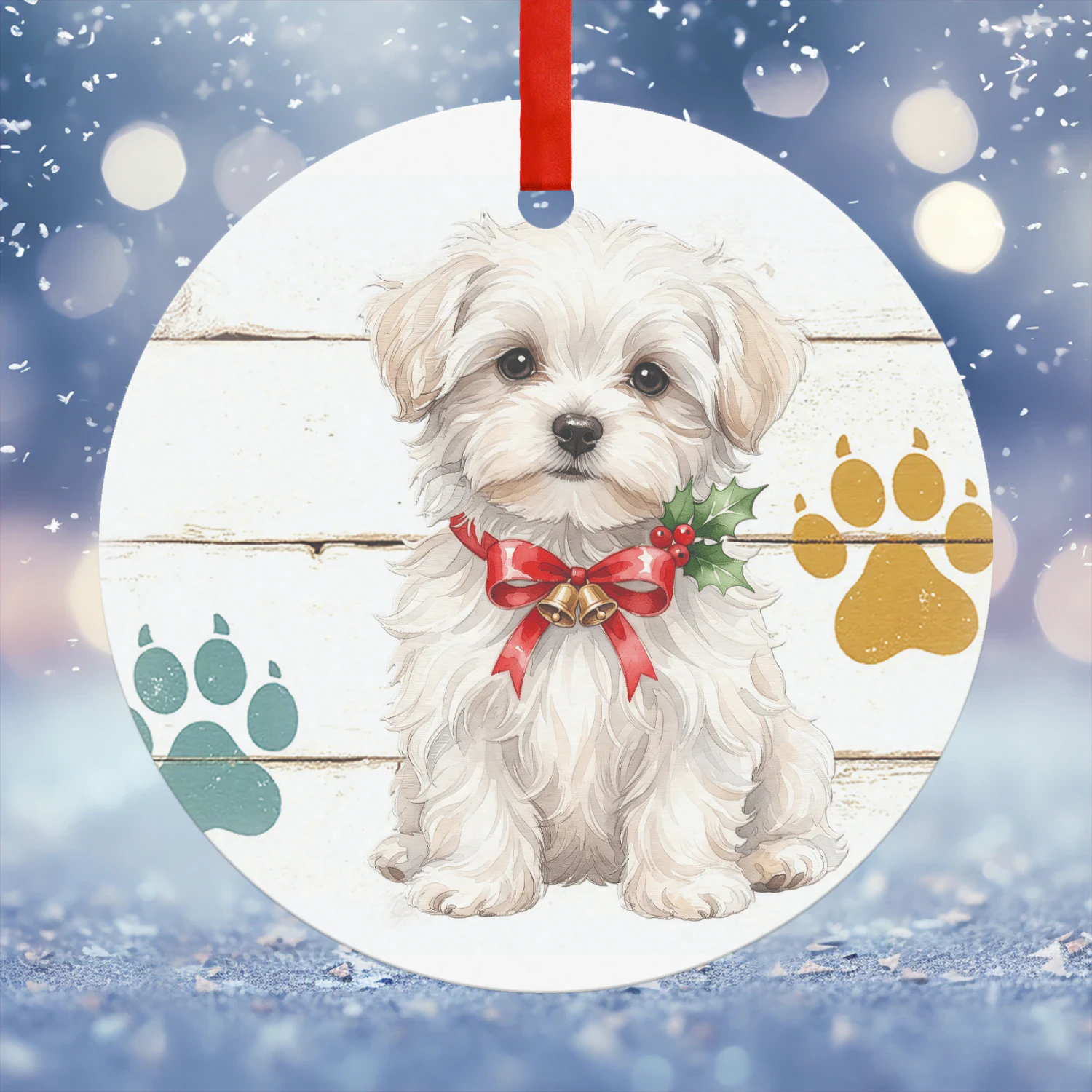 Maltezer Kerst Hanger  Hanger Rond