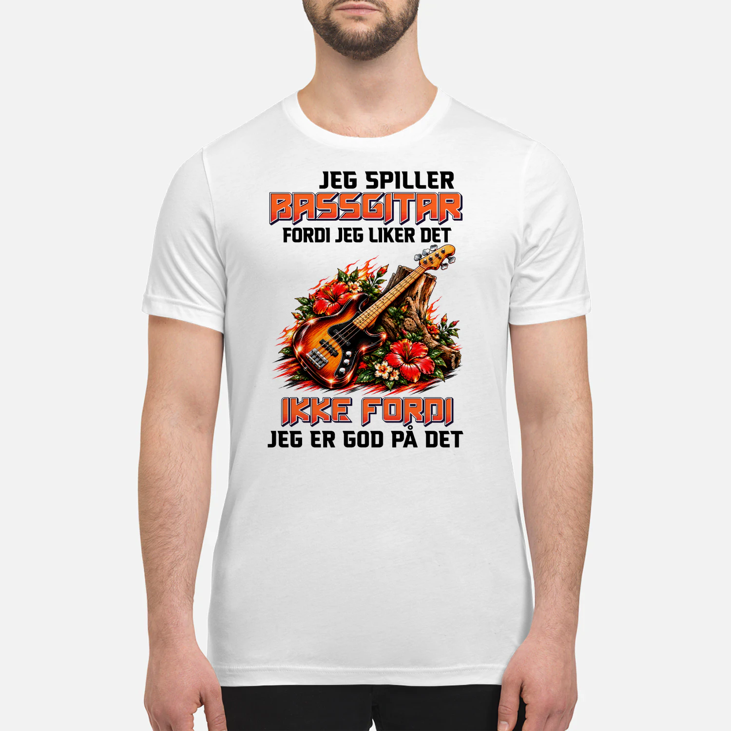 Jeg Spiller Bassgitar Fordi Jeg Liker Det