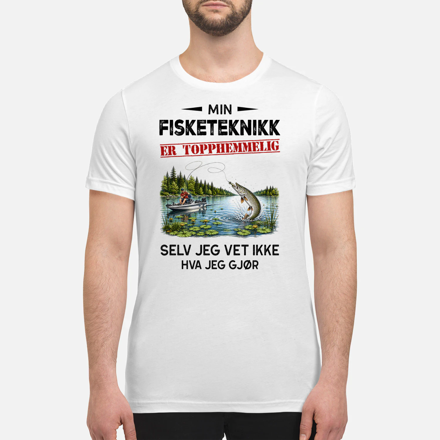 MIN FISKETEKNIKK ER TOPPHEMMELIG