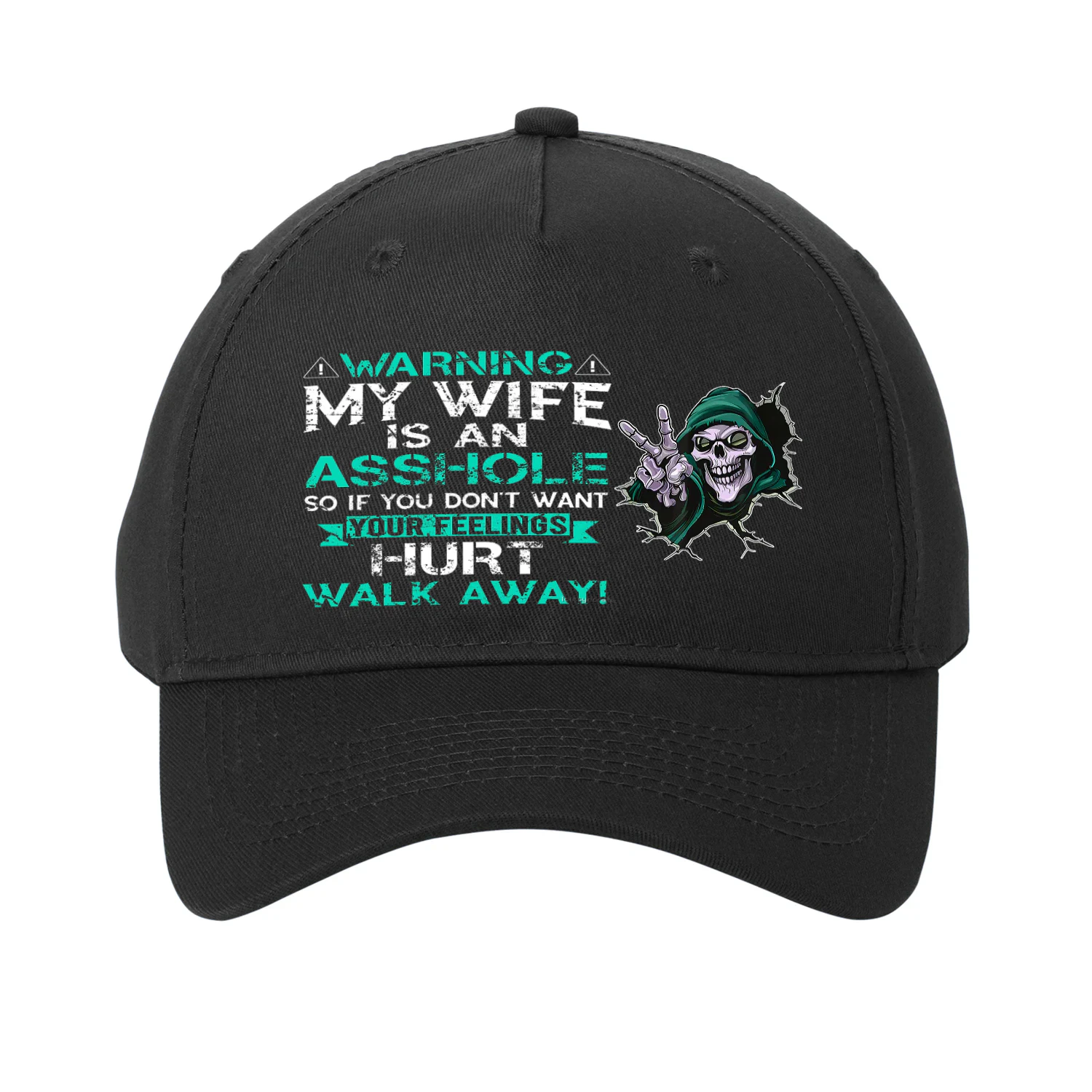 119 Warning My Wife Skull