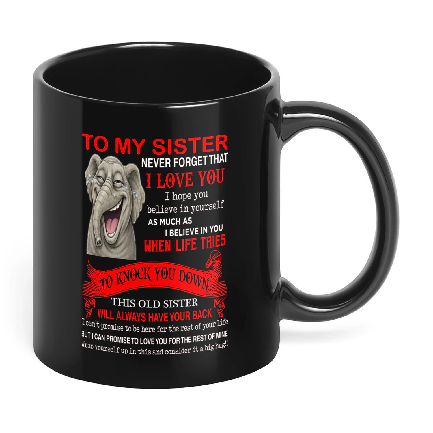 19 To My Sister Never Forget That I Love You Elephant
