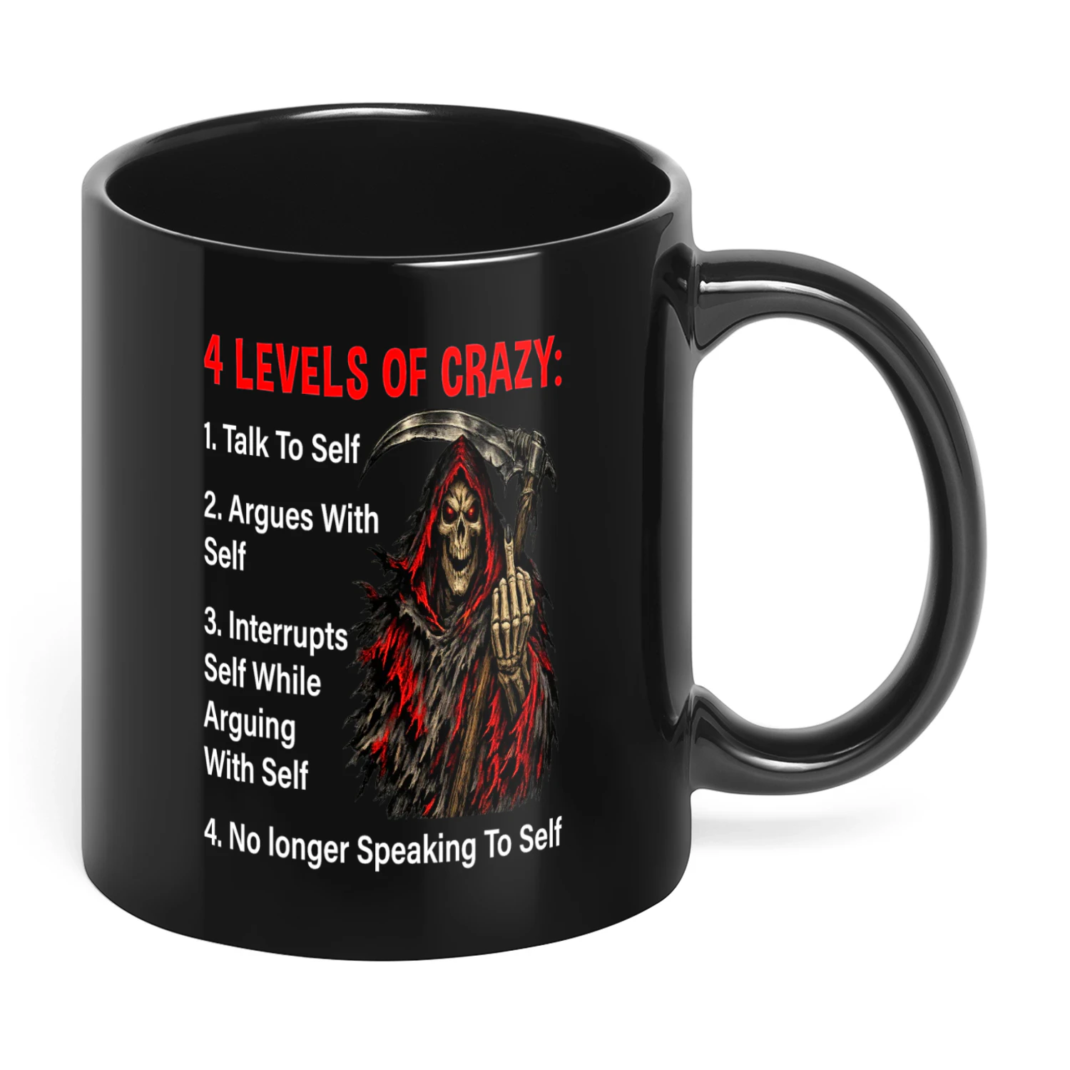 57 4 Levels Of Crazy Skull