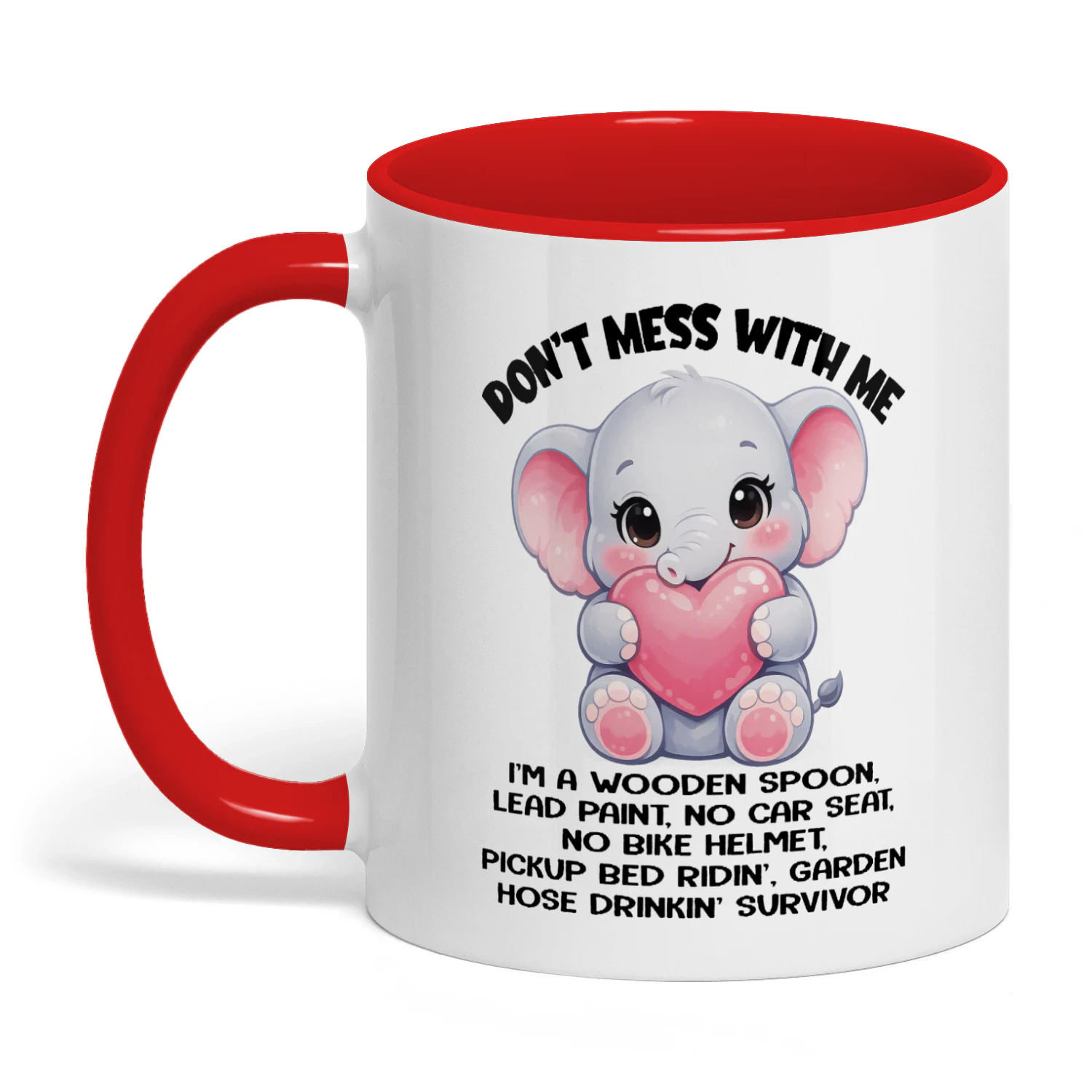 Don't Mess With Me I'm A Wooden Spoon Elephant