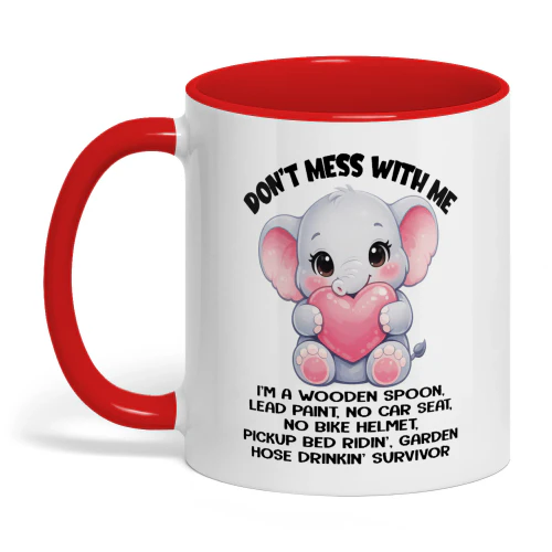 Don't Mess With Me I'm A Wooden Spoon Elephant