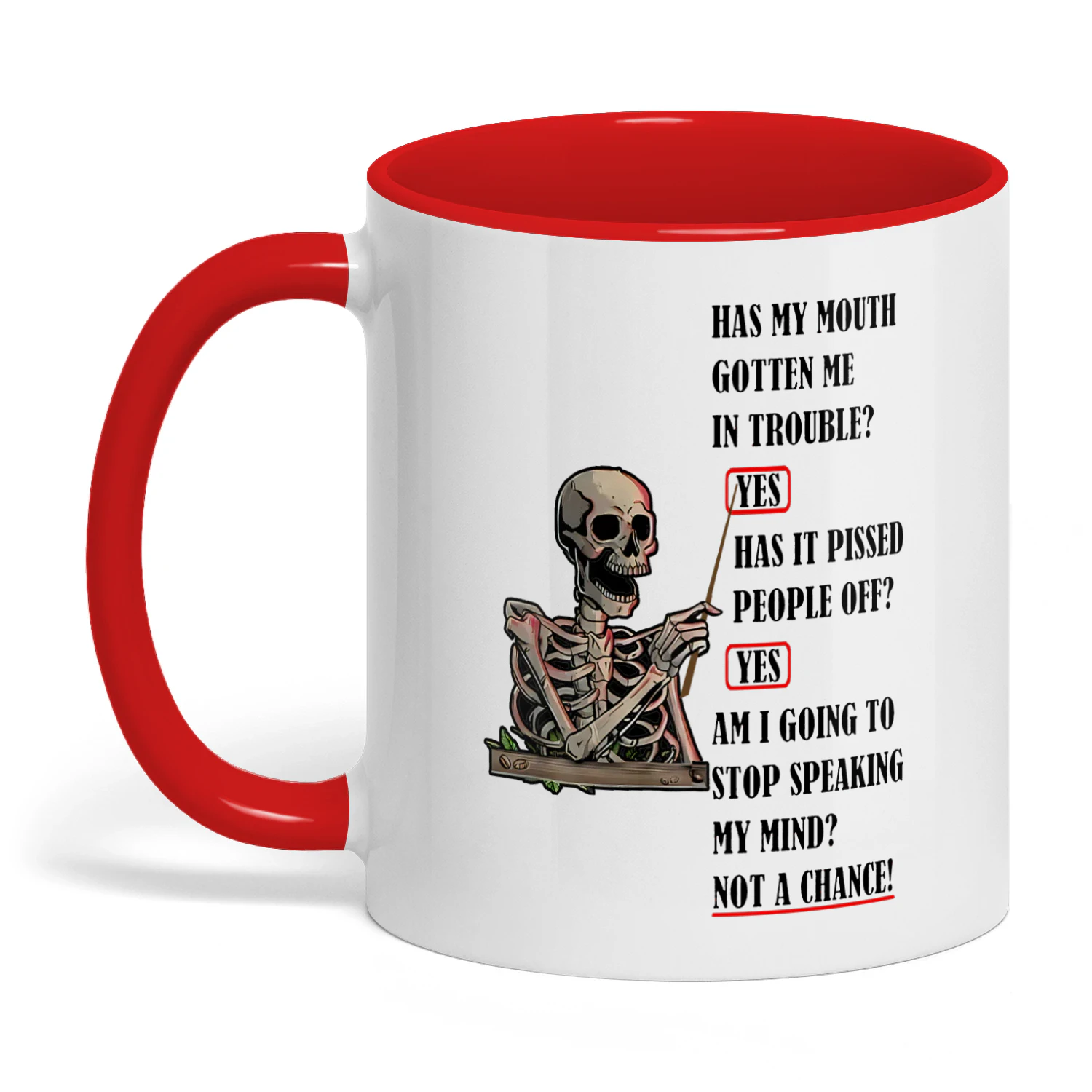 Has My Mouth Gotten Me Skull