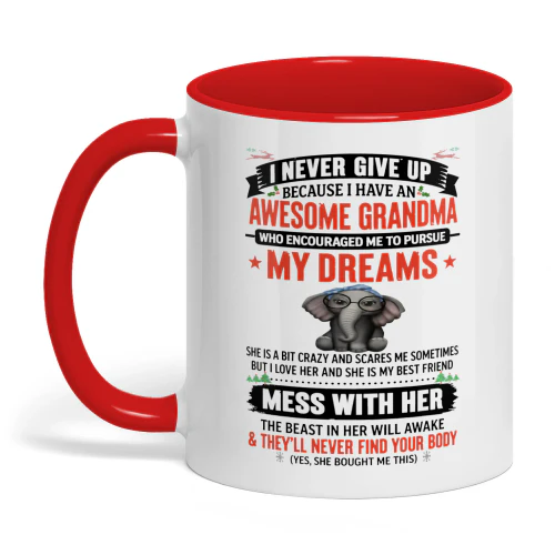 I Never Give Up Because I Have An Awesome Grandma Elephant