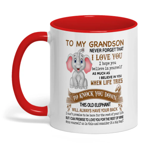 To My Grandson Never Forget That Grandma