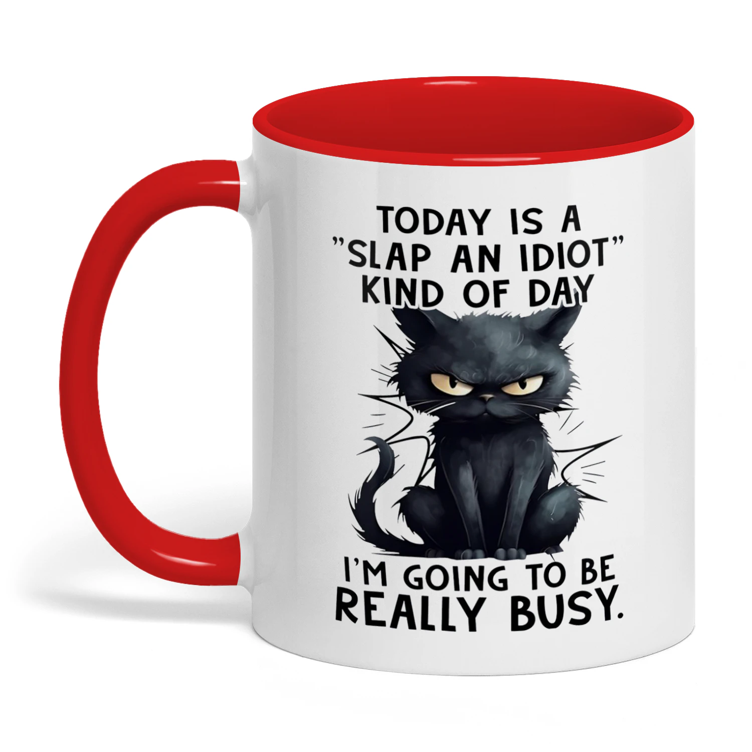 Today Is A Slap An Idiot Kind Of Cat
