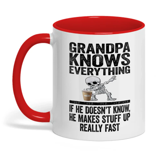 Grandpa Knows Everything Skull